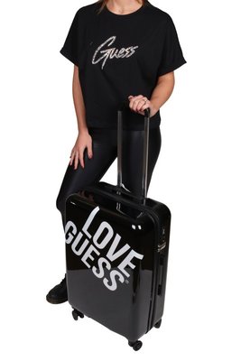 Luxusní Haidee střední kufr, Černá barva, T/U