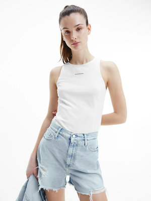 Módní Organic Tank top, Bílá barva, 2021