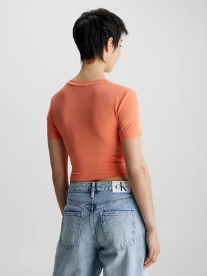 Twisted triko – Calvin Klein Jeans, Oranžová barva Ženy