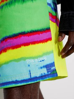 Calvin Klein Jeans, Multi barva AOP Nylon kraťasy