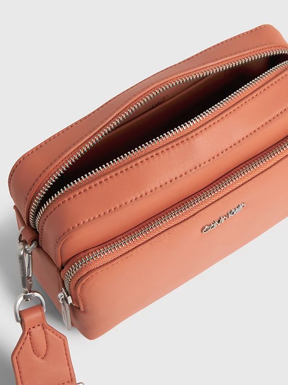 Módní CK Must crossbody, Oranžová barva, 2023