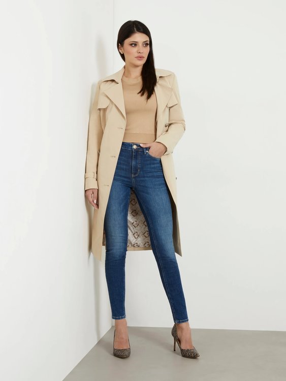 Módní 1981 Skinny jeans, Modrá barva, 2024