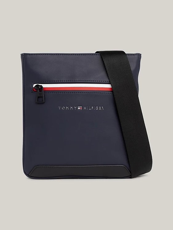 Tommy Hilfiger – TH Corp Mini crossbody, Modrá barva