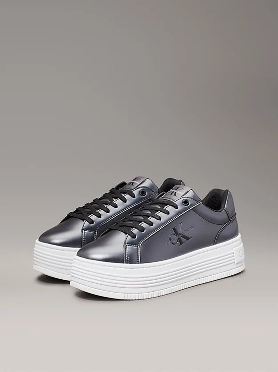 Bold Platf Low Lace tenisky – Calvin Klein Jeans, Černá barva Ženy