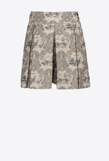 Pinko – Cambobasso šortky, Bílá, Multi barva
