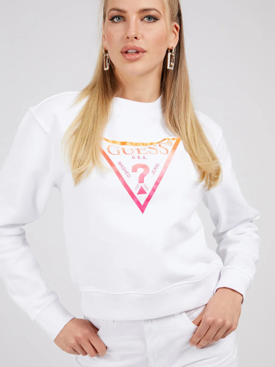 Módní Icon Logo mikina, Bílá barva, 2021