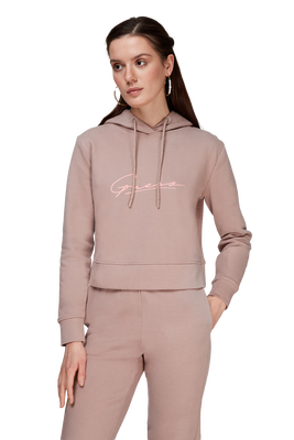 Guess – Dottie mikina, Růžová barva