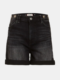 Dolores denim šortky Černá, Šedá barva Ženy