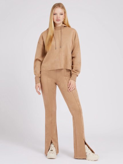 Módní Zorina mikina, Béžová barva, 2022