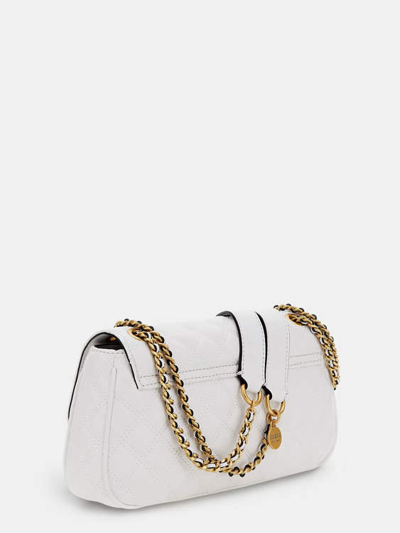 Giully crossbody – GUESS, Bílá barva Ženy