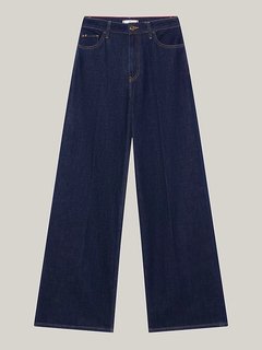 Wide Leg Rue jeany Modrá, Navy barva Ženy