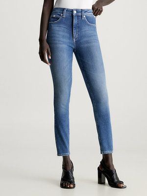 Calvin Klein Jeans – High Rise Super Skinny jeans, Modrá barva