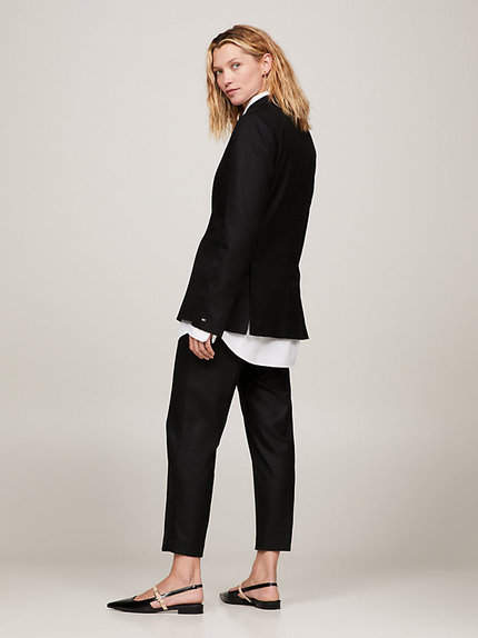 Módní Core Regular sako, Černá barva, 2024