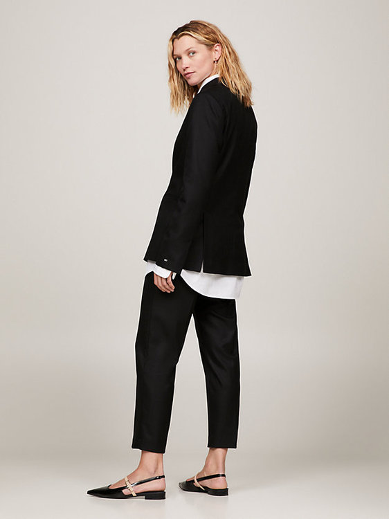 Módní Core Regular sako, Černá barva, 2024