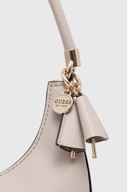 Módní Gizele střední kabelka, Béžová, Krémová barva, 2024