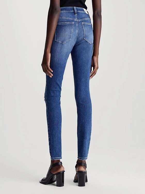 High Rise Skinny jeans – Calvin Klein Jeans, Modrá barva Ženy