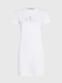 Diffused Monologo šaty Bílá barva Ženy