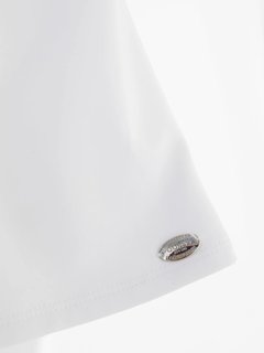 Luxusní Mora Cut Out Back top, Bílá barva, XS, S, M, L