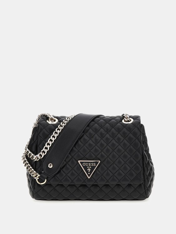 GUESS – Rianee Quilt crossbody, Černá barva
