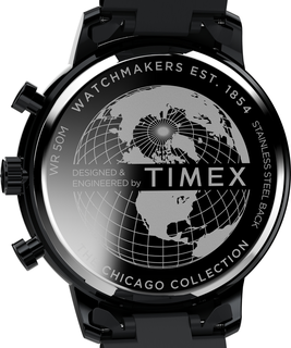 Chicago hodinky Černá barva Muži