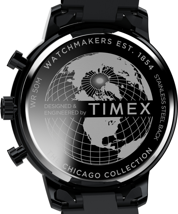 Chicago hodinky Černá barva Muži