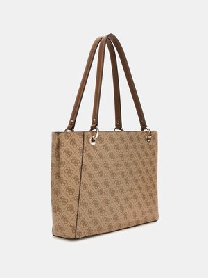 Eco Mietta Noel velká kabelka – GUESS, Béžová barva Ženy