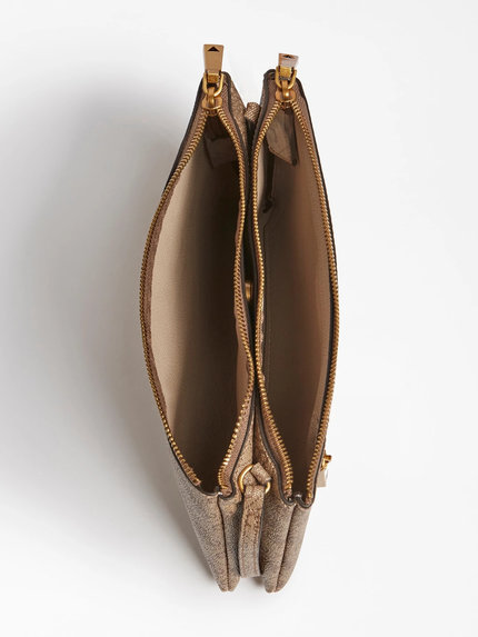 Hnědá barva, Naya 4G logo crossbody