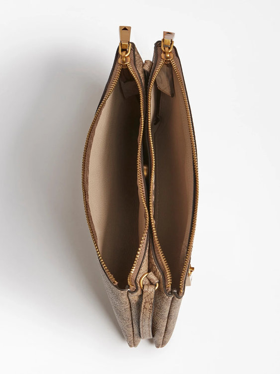 Hnědá barva, Naya 4G logo crossbody