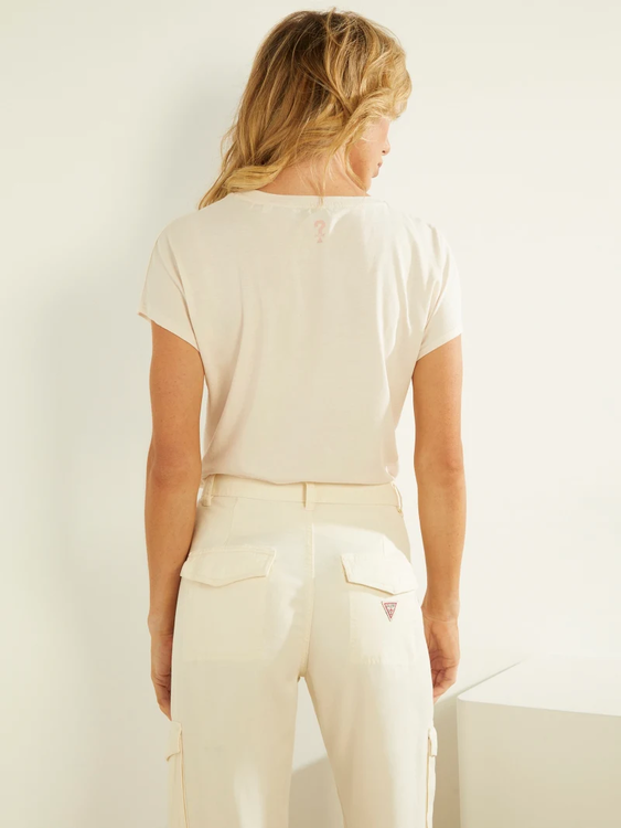 Módní Francine tričko, Béžová barva, 2021