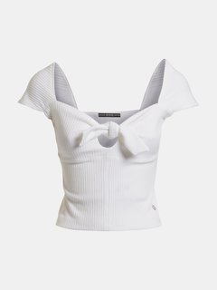 Guess – Valeriana top, Bílá barva 1