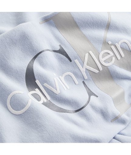 Calvin Klein Jeans, Modrá barva Relaxed monogram tepláky