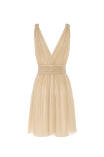 Amily šaty – Nenette, Béžová, Tělová barva Ženy