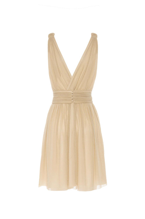 Amily šaty – Nenette, Béžová, Tělová barva Ženy