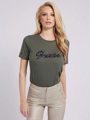 Guess – Nichita triko, Khaki barva