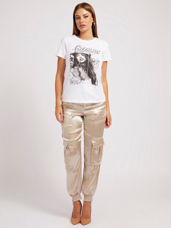 Módní Jenny triko, Bílá barva, 2023