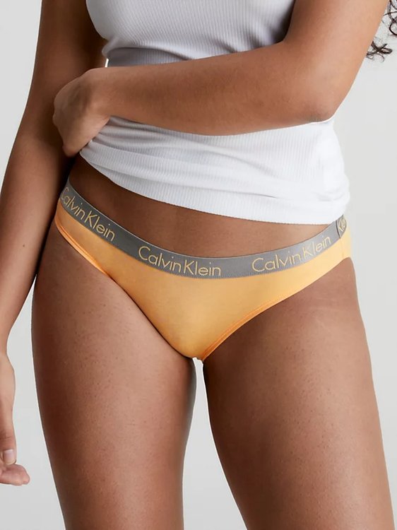 Radiant Cotton bikiny 3ks – Calvin Klein Underwear, Bílá, Černá, Žlutá barva Ženy