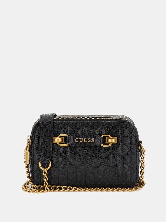 GUESS – Aveta crossbody, Černá barva