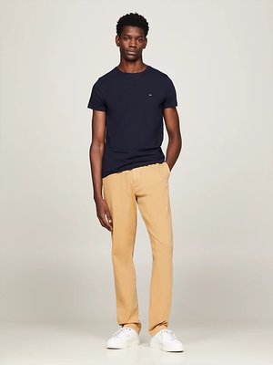 Core Stretch Slim triko – Tommy Hilfiger, Modrá barva Muži