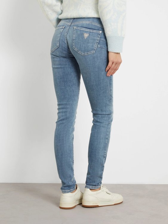 Módní Shape Up jeans, Modrá barva, 2024