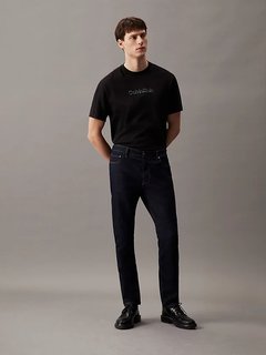 Luxusní Shadow Embossed Logo triko, Černá barva, XS, S, M, L, XL, XXL