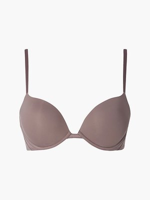 Calvin Klein Underwear – Push Up podprsenka, Hnědá barva