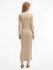 Calvin Klein, Béžová barva Modal šaty