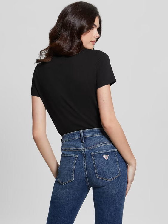 Triangle triko – GUESS, Černá barva Ženy