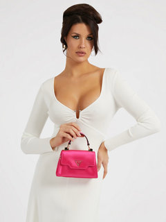 Velina kabelka Růžová barva Ženy