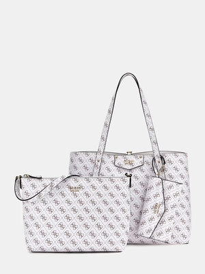 GUESS – Brenton kabelka, Bílá barva