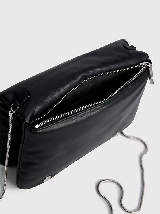 Módní Puffed Xbody crossbody, Černá barva, 2023