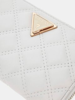 Luxusní Giully střední peněženka, Bílá barva, T/U