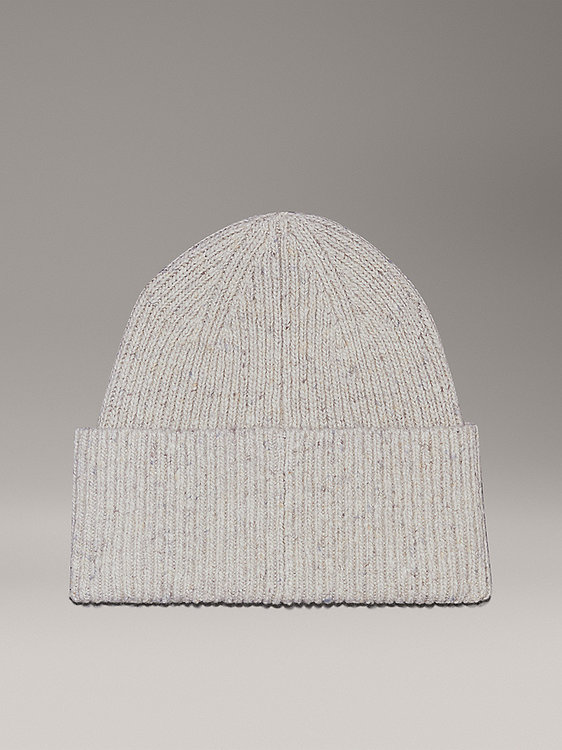 Wool Melange čepice – Calvin Klein Jeans, Béžová barva Muži