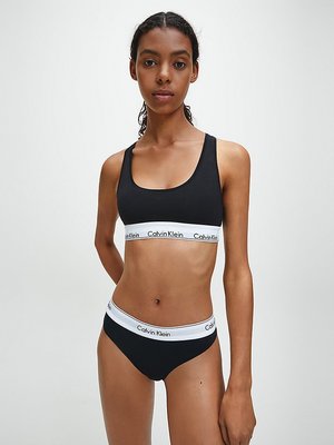 Podprsenka Modern Cotton – Calvin Klein Underwear, Černá barva Ženy