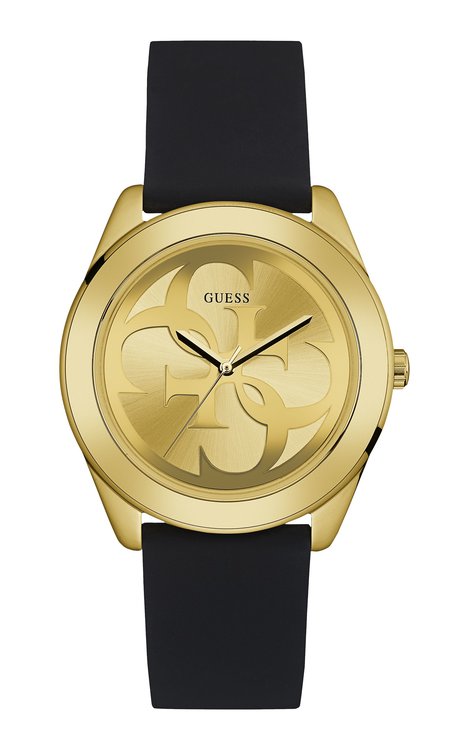 Guess – Hodinky G Twist, Zlatá, Černá barva